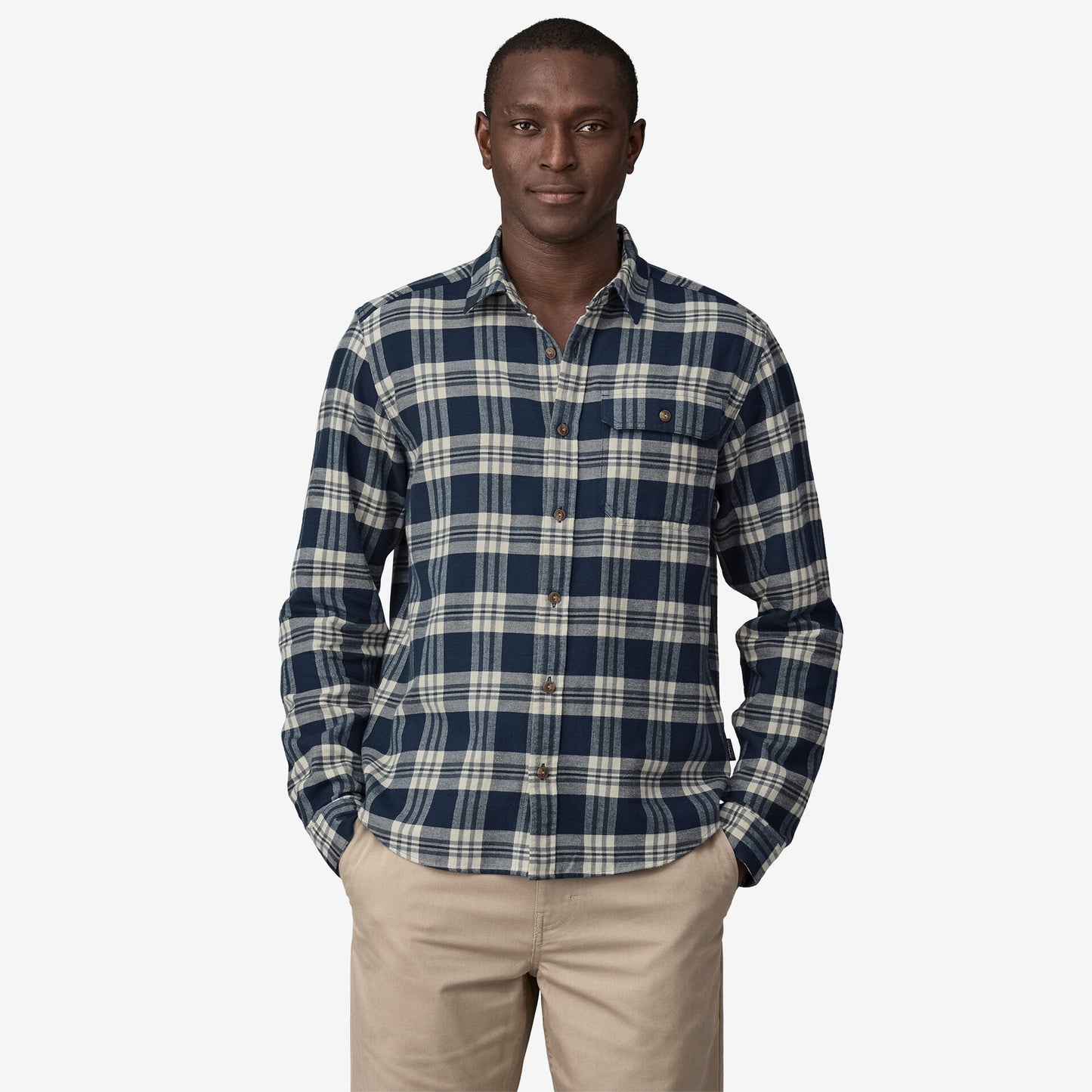 Patagonia Men's Long-Sleeved Lightweight Fjord Flannel Shirt