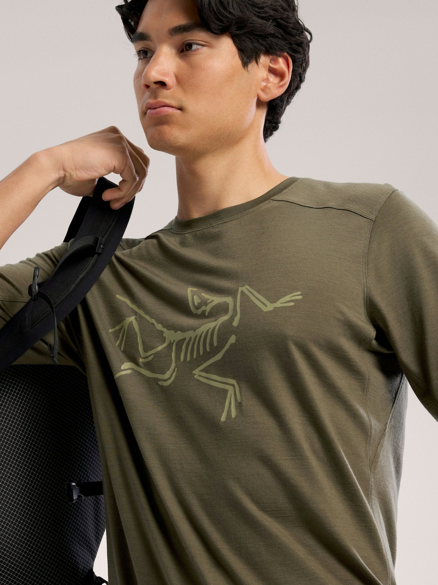 Arc'teryx Men's Ionia  Merino Logo Crew Shirt