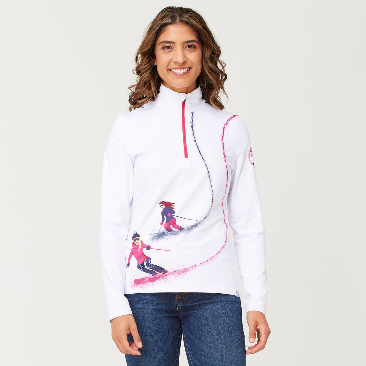 Krimson Klover Women's Ski Lightning Top