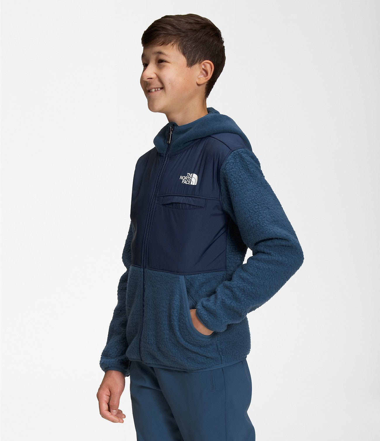 The North Face Boys' Forrest Fleece Full-Zip Hooded Jacket